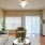living area that includes ample seating spaces and bright lighting